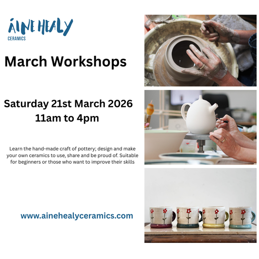 1 Day Pottery Workshop 21st March