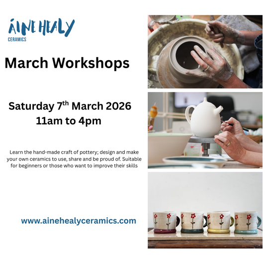 1 Day Pottery Workshop 7th March