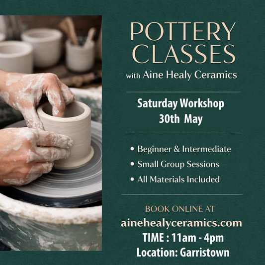 1 Day Pottery Workshop 30th May 2026